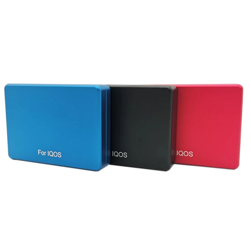 20 отверстий алюминиевый картридж электронной сигареты для iqos3.0 портативный металлический флип-чехол для хранения сигарет для iqos 2,4 plus