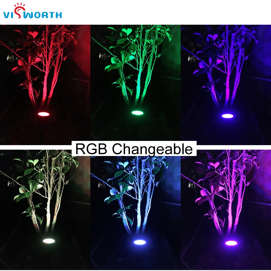 Светодиодсветодиодный лампы для газона RGB IP65 водонепроницаемые SMD5730 5 Вт 7 9