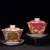 WSHYUFEI Handmade ceramics Gaiwan Jingdezhen Изысканный Эмалевый Цвет Чайная Чаша Ручная роспись чайный сервиз дорожная чайная Посуда Посуда для напитков 140 мл