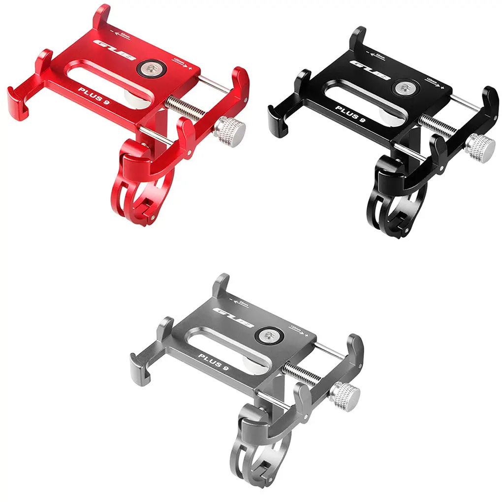 

GUB Plus 9 Phone Mount Bicycle Handlebar 55-100mm Adjustable 360 Degree Rotation Holder Bracket