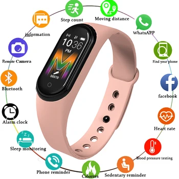 

Newest M5 Sport Smart Watch Men Bluetooth Watch Wristband Women Call Smartwatch Play Music Bracelet Smartband