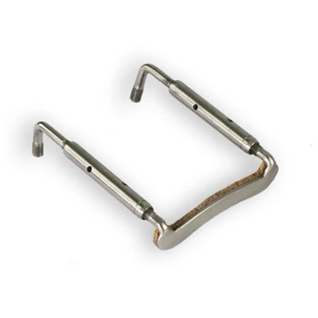 

Hot Titanium U-Type Chinrest Clamps with Pitch 42Mm Refine Version Violin Accessories Violin Viola Chinrest Clamps