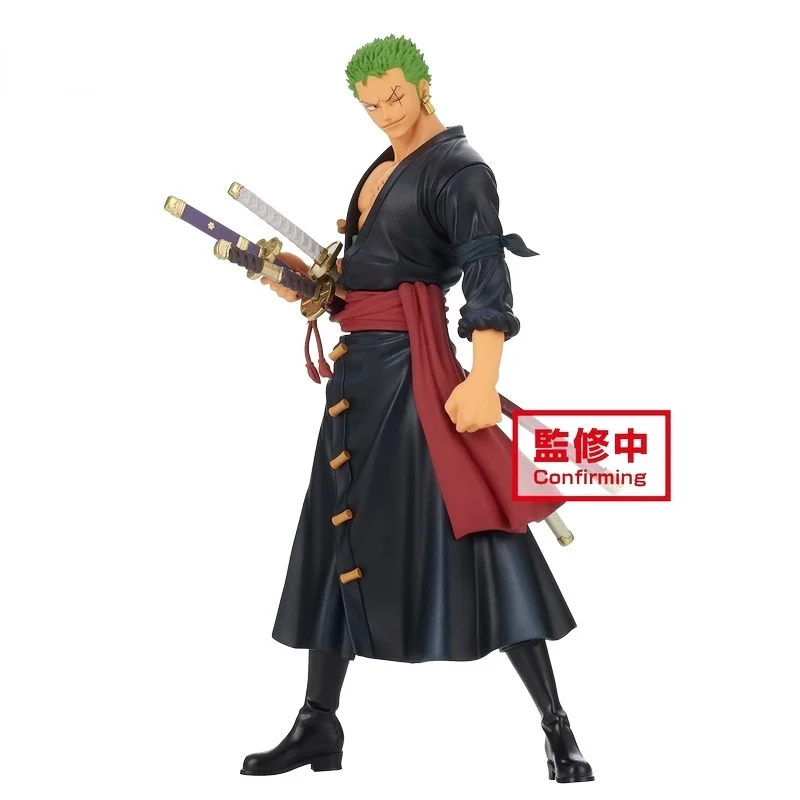 Фигурка BANDAI bansoon One Piece DXF Roronoa Zoro Black Swordsman Аниме Кукла игрушки модель фигурки |