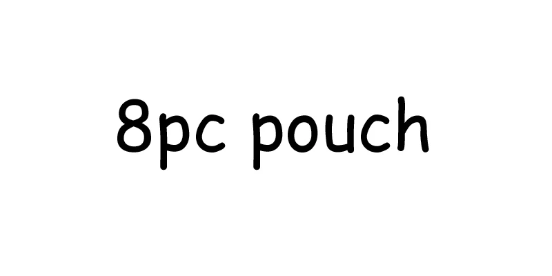 8pc pouch Персонализированная Сумочка для невесты, сумочка для свадебного торжества, косметичка для невесты, вечерние косметички для невесты - Цвет: 8pc pouch