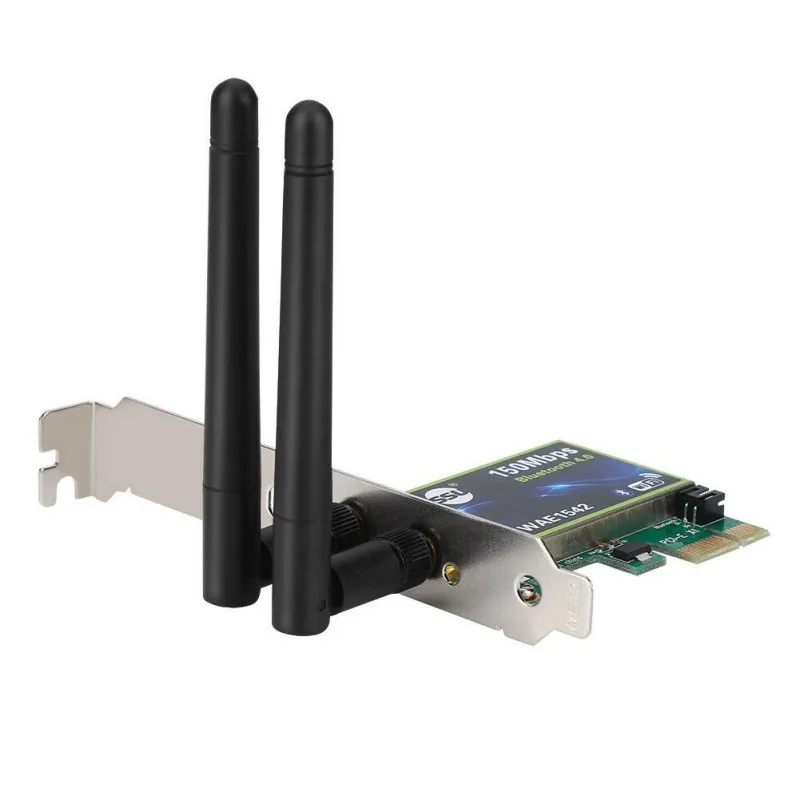 Bluetooth WiFi PCI-E сетевая карта 2,4G беспроводной 150 Мбит/с PCI-E PCI Express Интернет сетевой адаптер