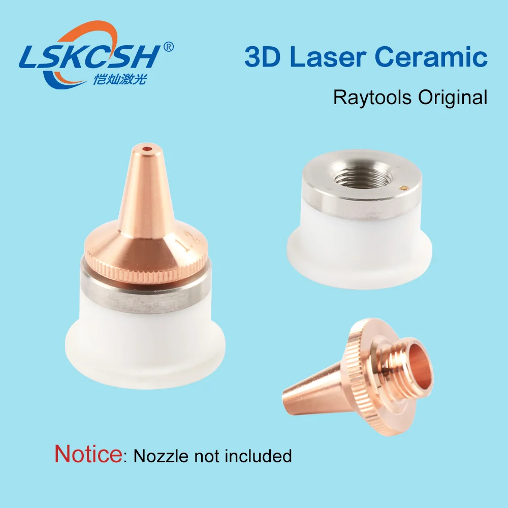 LSKCSH Ceramic Holder raytools laser head spare parts wholesale empower fiber laser cutting machine fiber laser ceramic ring 3d