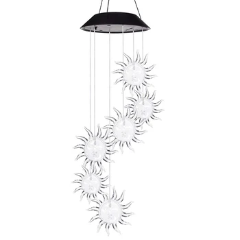 

Wind Chime,Solar Lights Chimes Outdoor wind Chime Outdoor Yard Decorations Solar Light Mobile,Memorial Wind Chimes