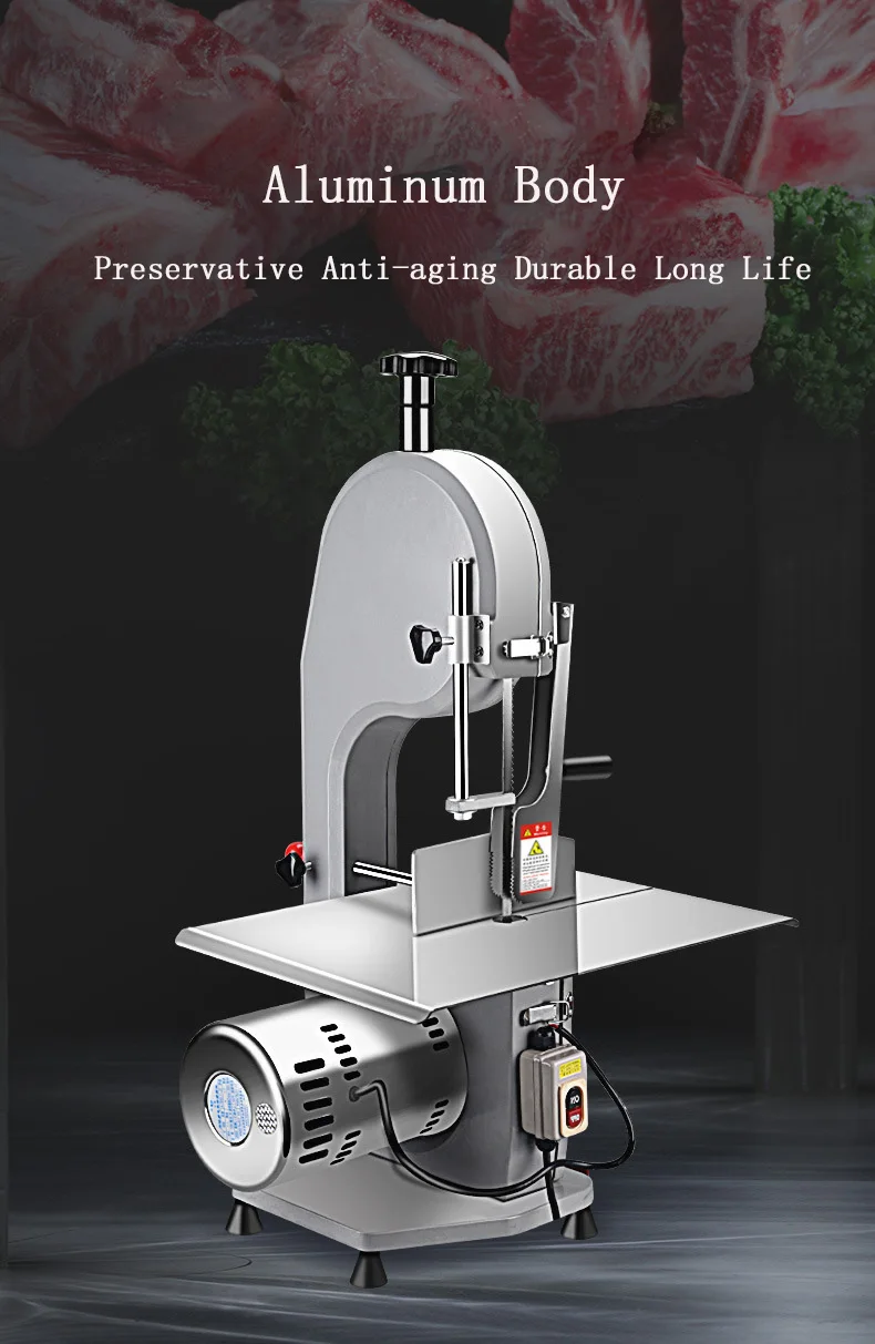 HC-001 коммерческий Настольный станок для резки костей, отбивная машина для резки мяса замороженной рыбы, электрическая машина для резки кости
