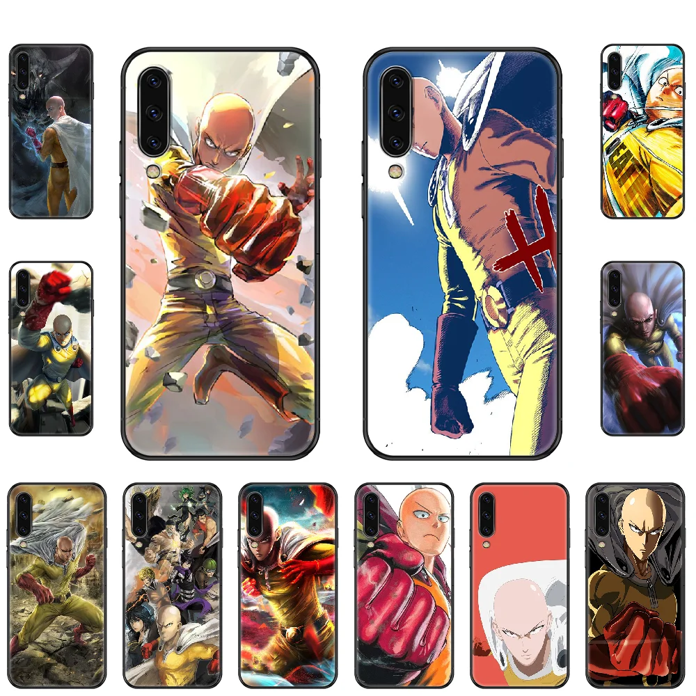ANMA ONE PUNCH MAN чехол для телефона Samsung Galaxy A 3 5 8 9 10 20 30 40 50 70 E S Plus 2016 2017 2018 2019 черный