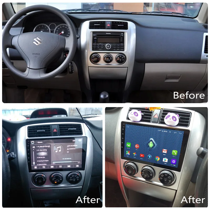 4G Lte все нетком 9 дюймов Android 8 0 автомобильный Dvd Gps плеер для Suzuki Liana 2007 2013