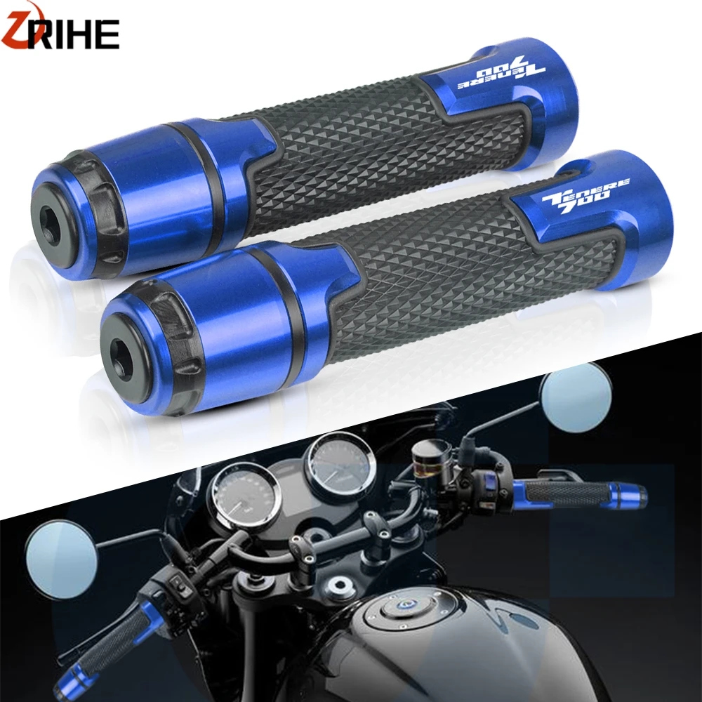 Motorcycle Handlebar Ends Tenere700 2019-2021 Motorcycle Handlebar End Grip  Sets Motorbike Handle Bar Grips Accessory for Yamaha Tenere 700 2019 20 