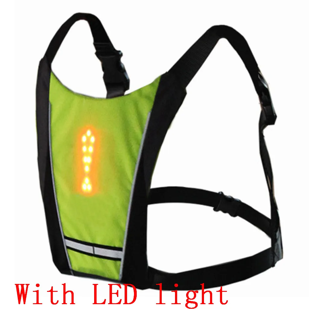 New Light Night Riding Cycling Vest Multi-function Wireless Remote Control LED Light-emitting Vest Cornering Lamp