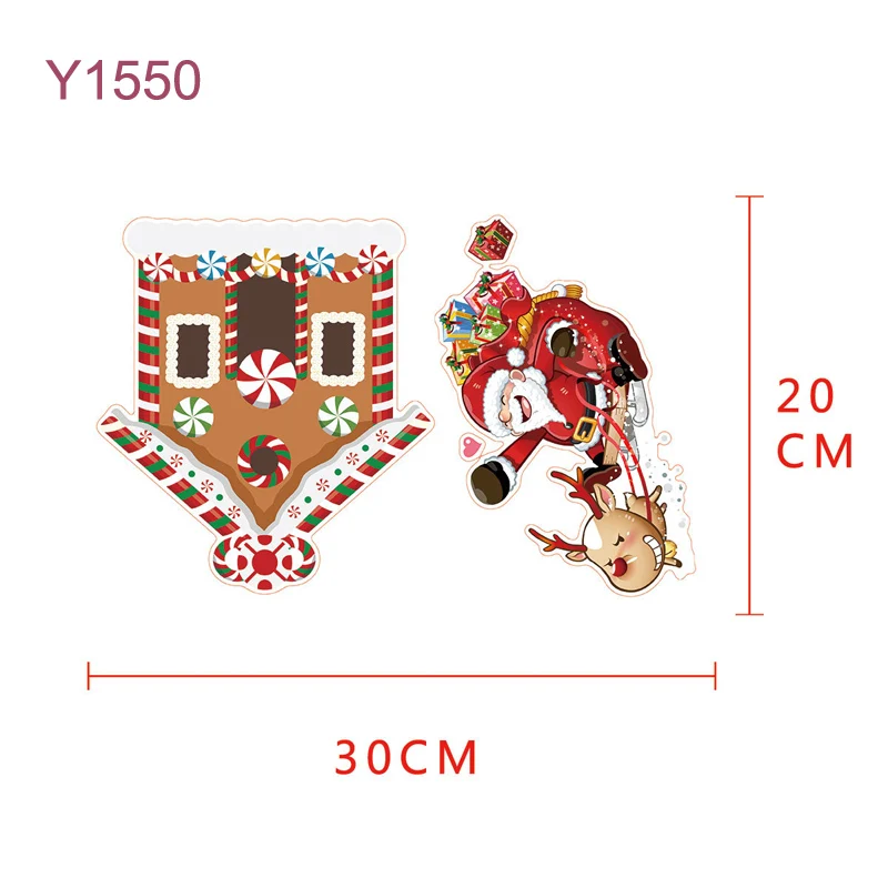Y1550 Красочные цветы Шкаф Декор туалета ванной наклейки на холодильник Окно стекло 3D рождественские наклейки на стену стикер - Цвет: Y1550