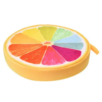 

Promotion! Home Decor Fruit Round Sponge Seat Floor Cushion Indoor/Outdoor Chairpad Colorful Orange