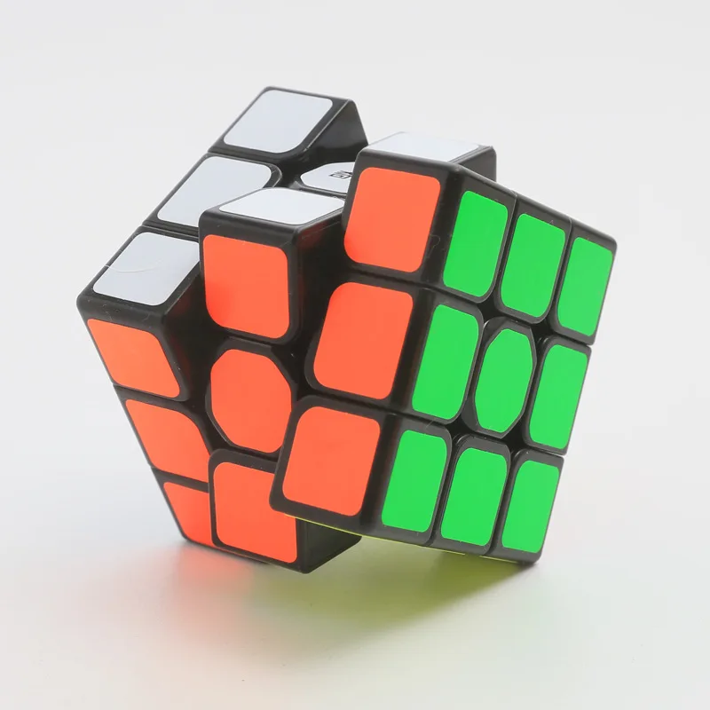 QIYI куб 3x3x3 кубик рубика 5,6 см углеродного волокна Стикеры Профессиональный Скорость головоломка магический кубики дети Cube 3x3x3 подарок мини-куб