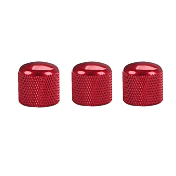 

3pcs Metal Durable Quality Effect Pedal Control Volume Tone Cap Amplifier Knobs for Accessories Bass Guitar LP Parts