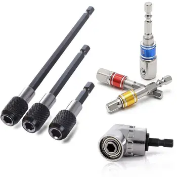 

Hot Adapter Drill Bit, 3Pcs Impact Socket Square Nut Driver Bit + 3Pcs 1/4 Hex Shank Screwdriver Bit Holder + 1Pcs 1/4 Hex 105 D