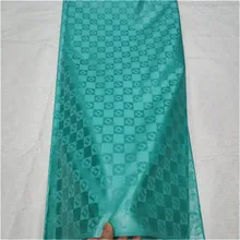 Базен Riche ткань высокого качества Жаккард морская чистая Atiku парча Одежда Ткань наивысшего качества Базен Riche Getzner 5 ярдов