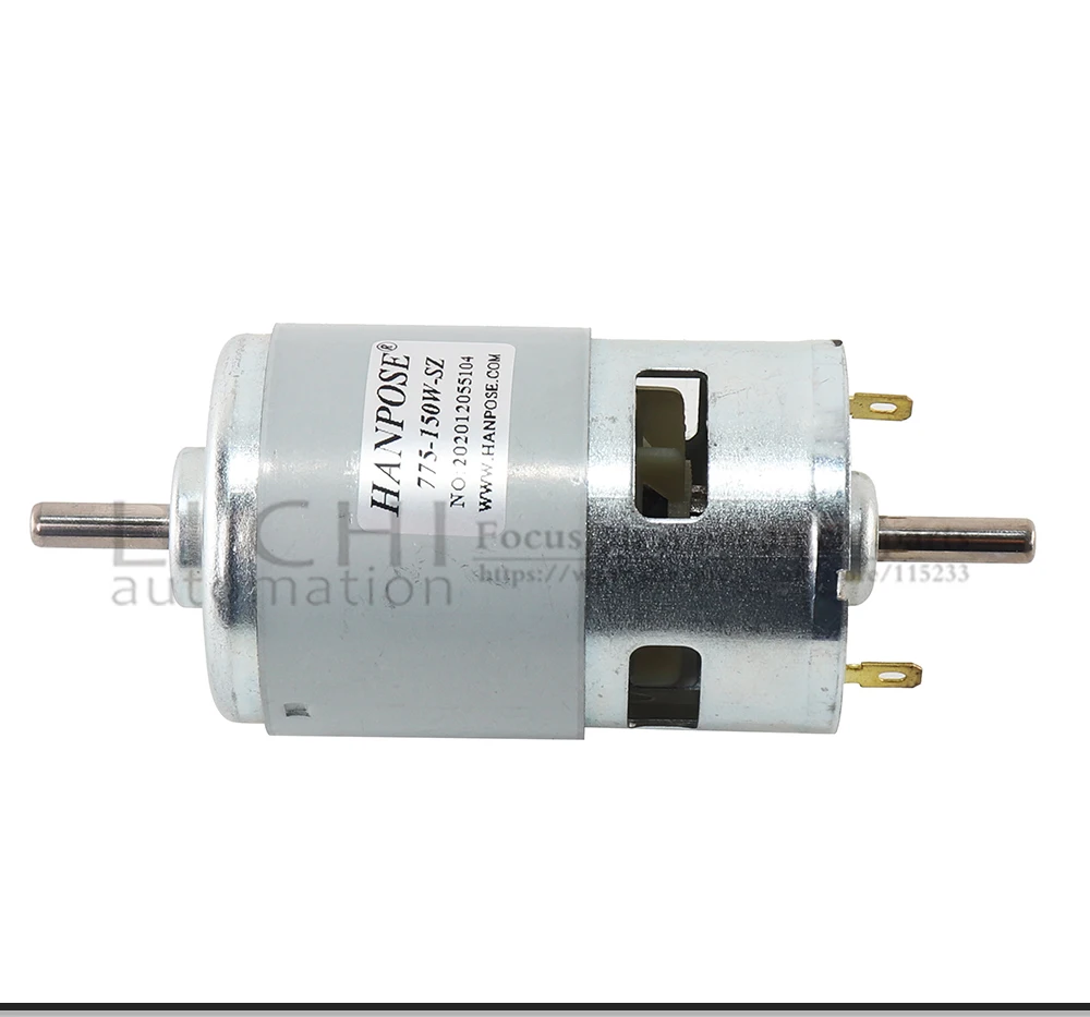 775 150 W Biaxial DC Motor Für 12 V 12000 RPM Motor Spindel Bohrmaschine Rasenmäher Motor Für 3D drucker Überwachung Ausrüstung – Detail 17