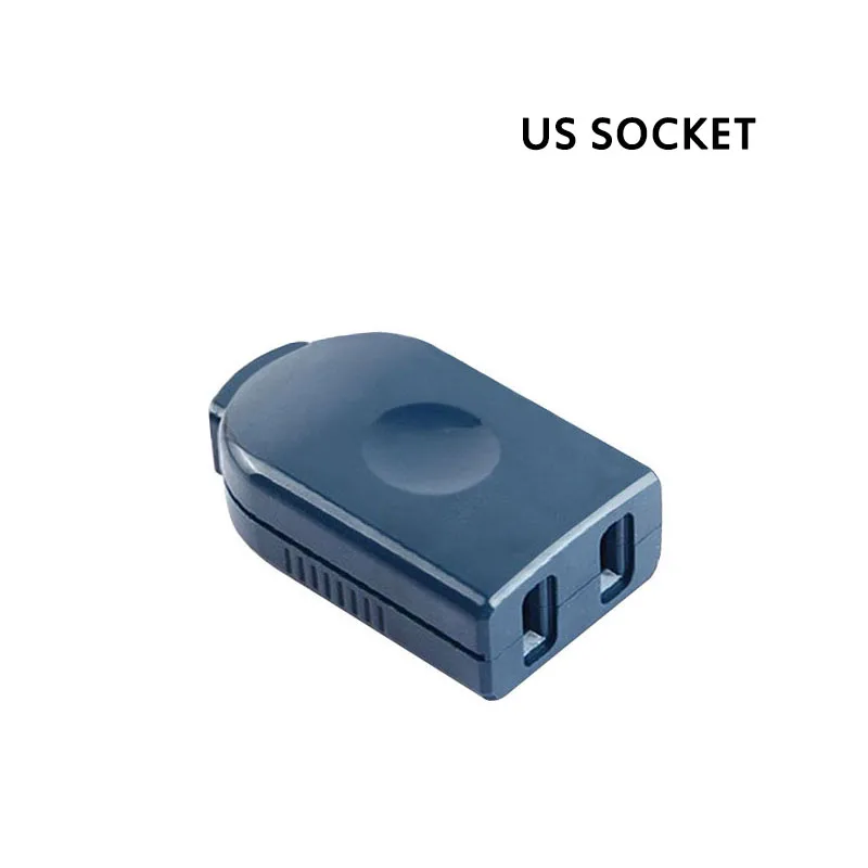 2 Pin US Plug Male Female Electric Plug Socket 10A 220V Detachable Rewireable Power Extension Cord Plug Connector Adapter - Цвет: US SOCKET