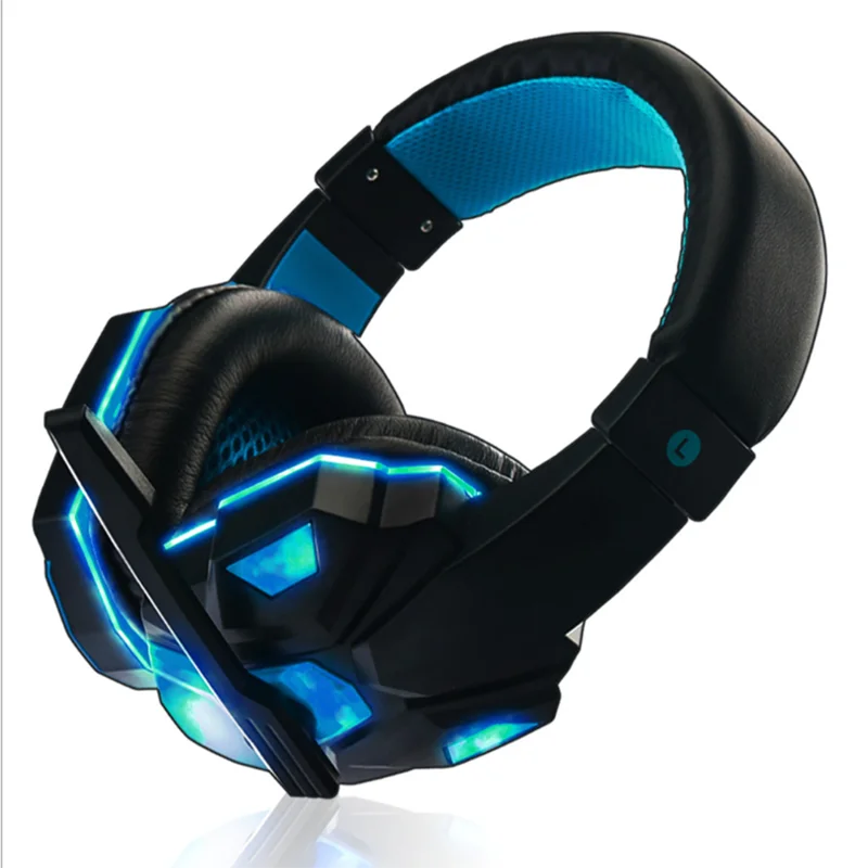 

Wired Noise Reduction Gaming Headset Headset with Light Microphone Stereo Headphones Subwoofer for PC Gaming Player Laptops