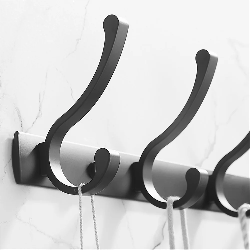 Wall Hook Towle Hanger Hook Bathroom Towel Hat Clothes Hanger Hallway Coat Rack Bedroom Nordic Home Decor Toilet Organizer
