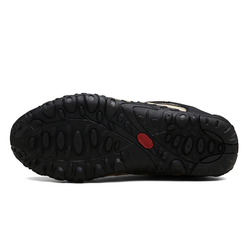 Trekking Shoes Men Outdoor Sneakers Spring Summer Breathable Hiking Shoes Mesh Men's Sneakers Climbing Boots Black Footwear