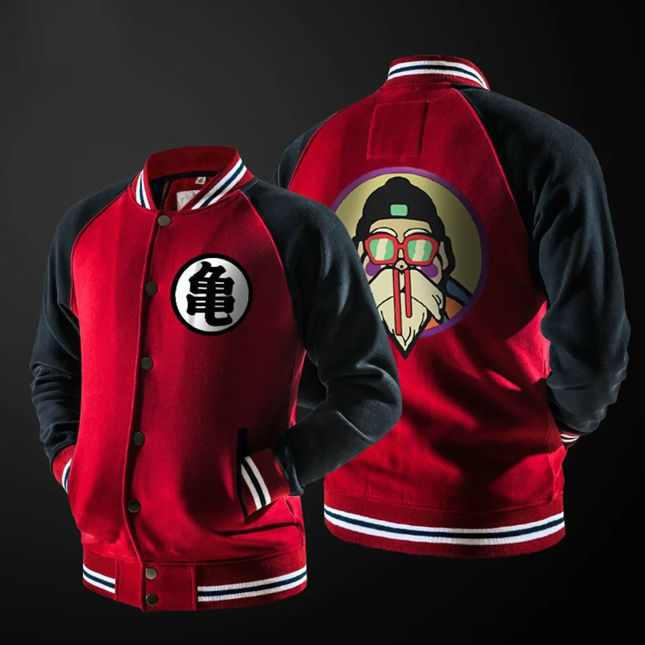 

Hoodies Hot Baseball Jackets men women Men's Hoodies Sweatshirt Coat Dragon Ball long Sleeve Breasted Mens Hoodies Jackets