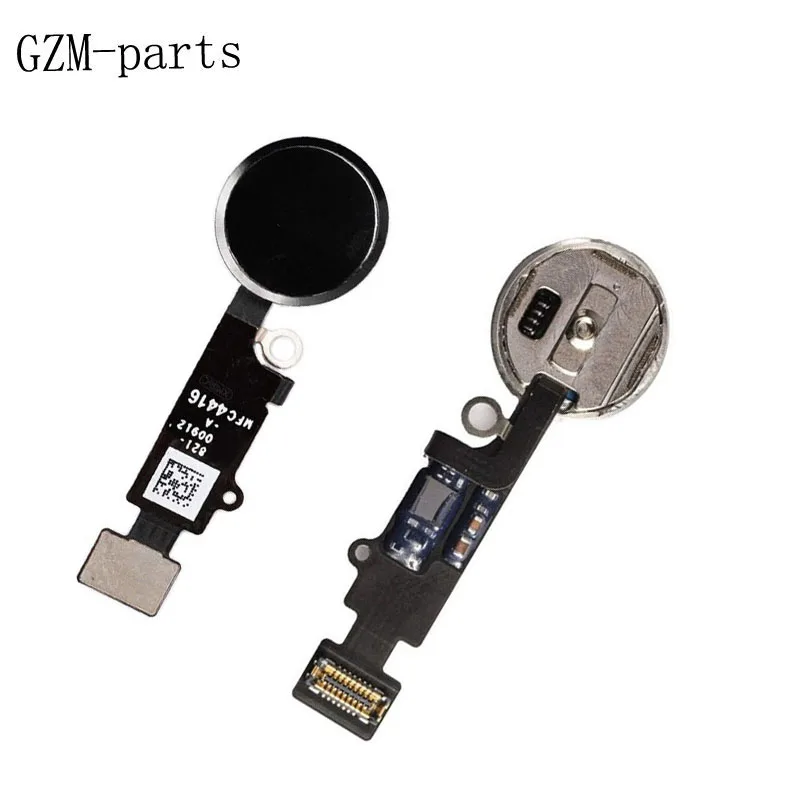 GZM-parts, 1 штука, кнопка «домой», гибкий шлейф для iPhone 6, 6 p, 6s, 7, 8 Plus, кнопка возврата домой, со шлейфом, без сенсорного ID, отпечатка пальца