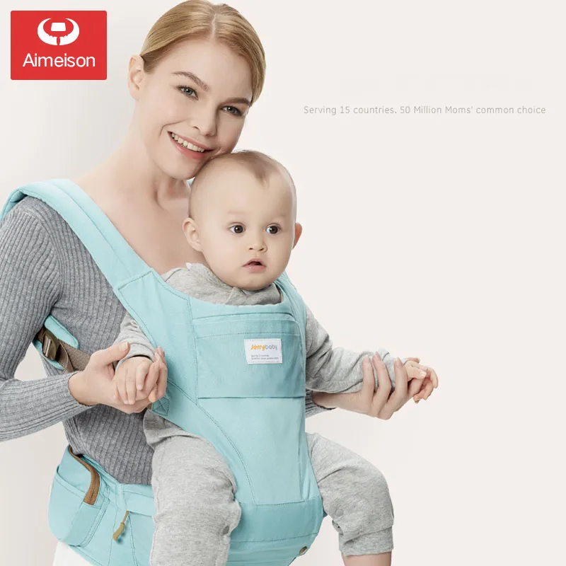 

High-quality front and back multi-functional baby cross strap is stylish, safe, comfortable and lightweight with a stool ABD006