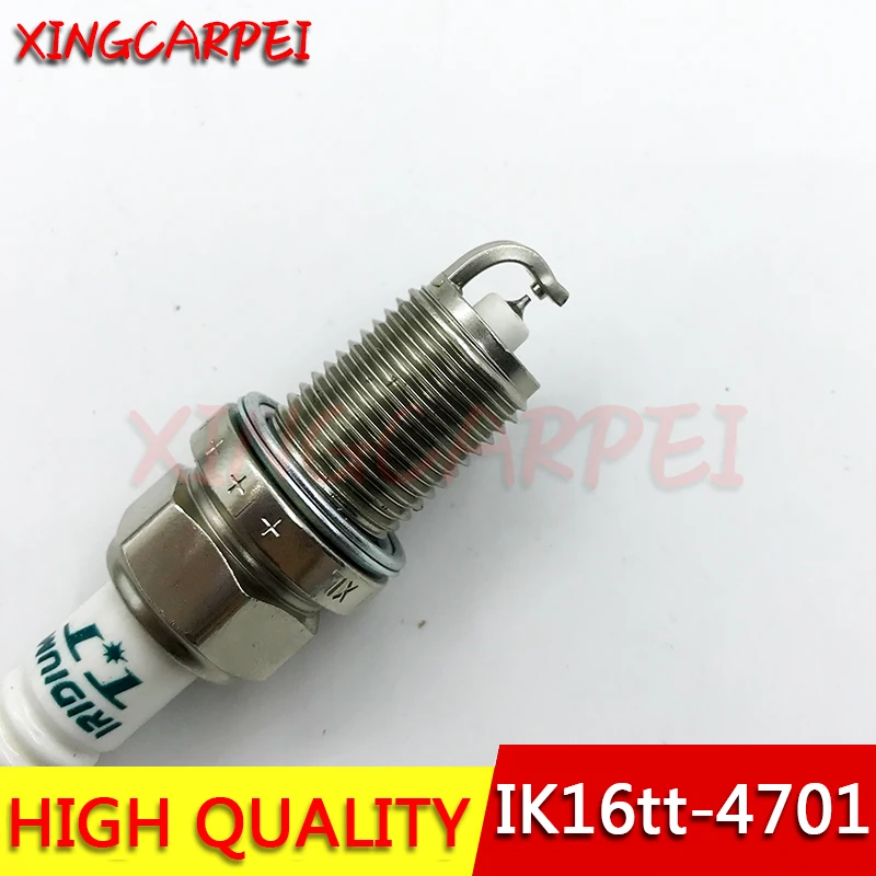 4 шт./6 шт. ik16tt-4701 двойная иридиевая Свеча зажигания подходит для Chery для Chevrolet для Dodge для Honda для hyundai для Kia для MAZDA