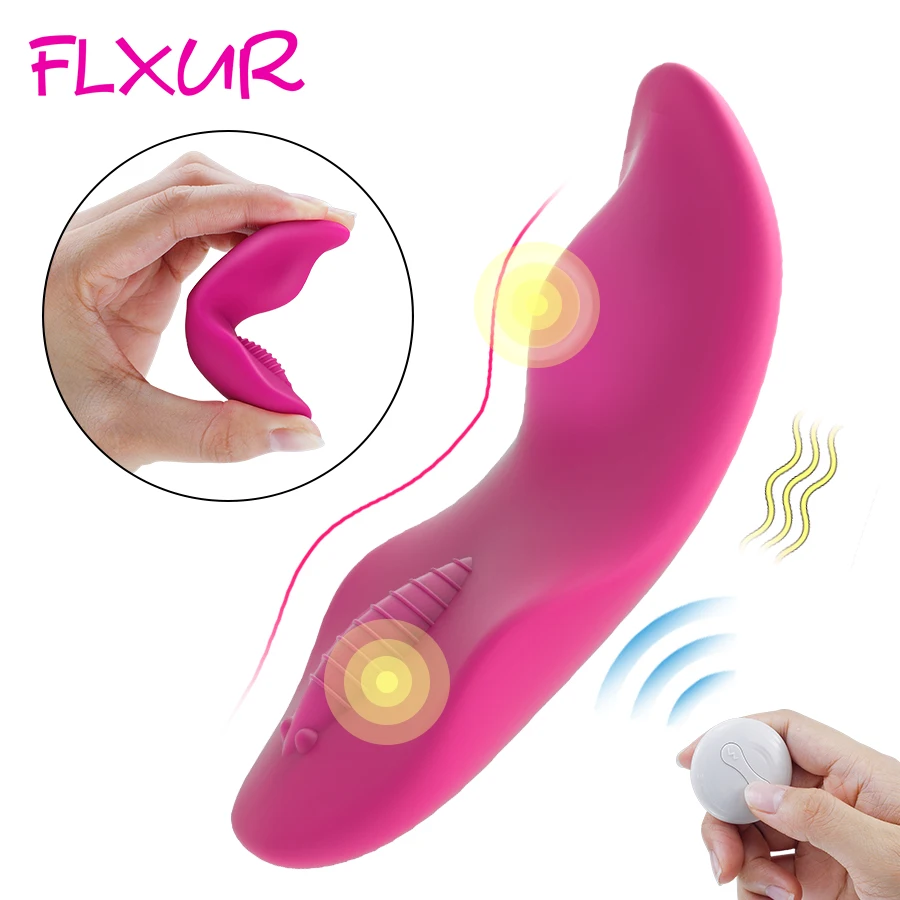 FLXUR Portable Clitoral Stimulator 10 modes Wireless Remote Control Vibrator Invisible Panties Vibrating Egg Sex Toys For Women