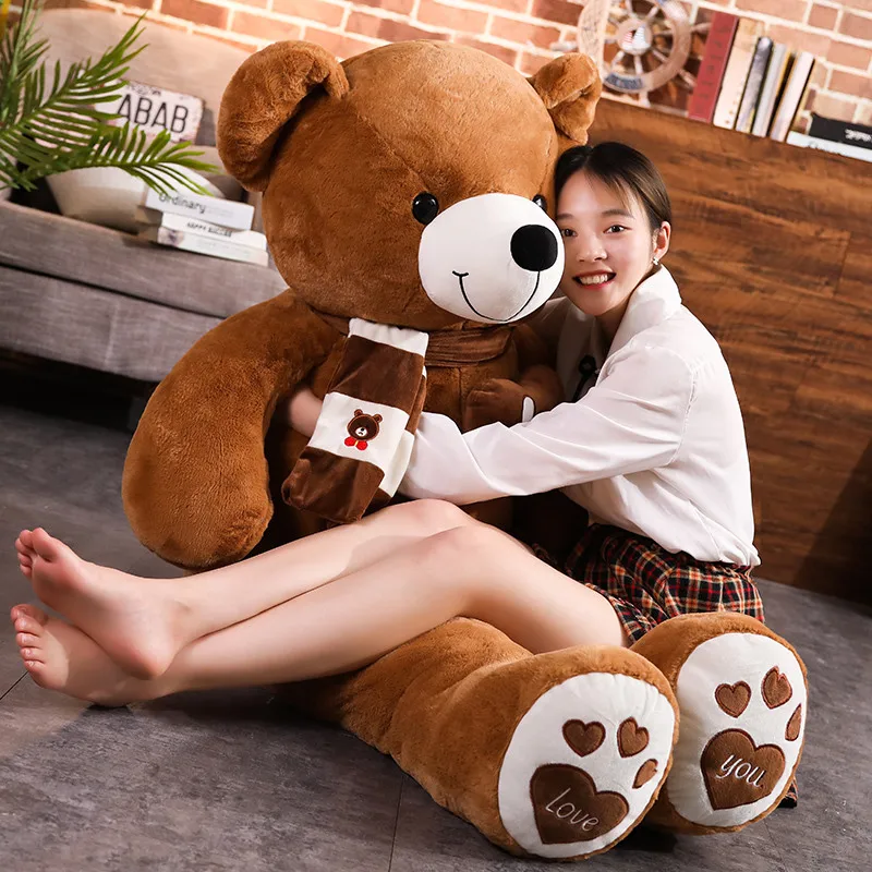 

Teddy Bear With Scarf Stuffed Animals Bear Plush Toys Teddy Bear Doll Lovers Birthday Baby Valentine's Day Gift