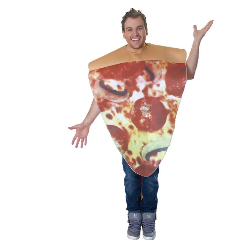 Забавный костюм для взрослых с изображением пиццы, хот-дога, кукурузы, гамбургера, вечерние Костюмы для ролевых игр, костюмы для женщин и мужчин на Хэллоуин, костюмы для костюмированной вечеринки, костюмы для фастфуда - Цвет: Style 10