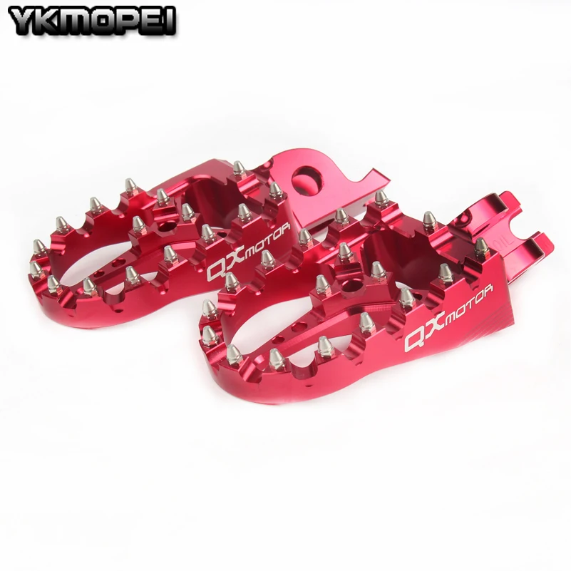 Billet Foot Pegs Footrest For CR CRF 125 250 150R 250R 250X 250M 250L 450R 450X Motor Dirt Bike MX Motocross Free Shipping 2 ord