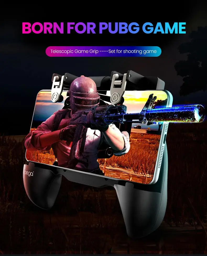 PG-9117 дизайн геймпада для FPS Pubg игра для мобильного телефона Ручка L1RL кнопка запуска огня для iPhone Android IOS