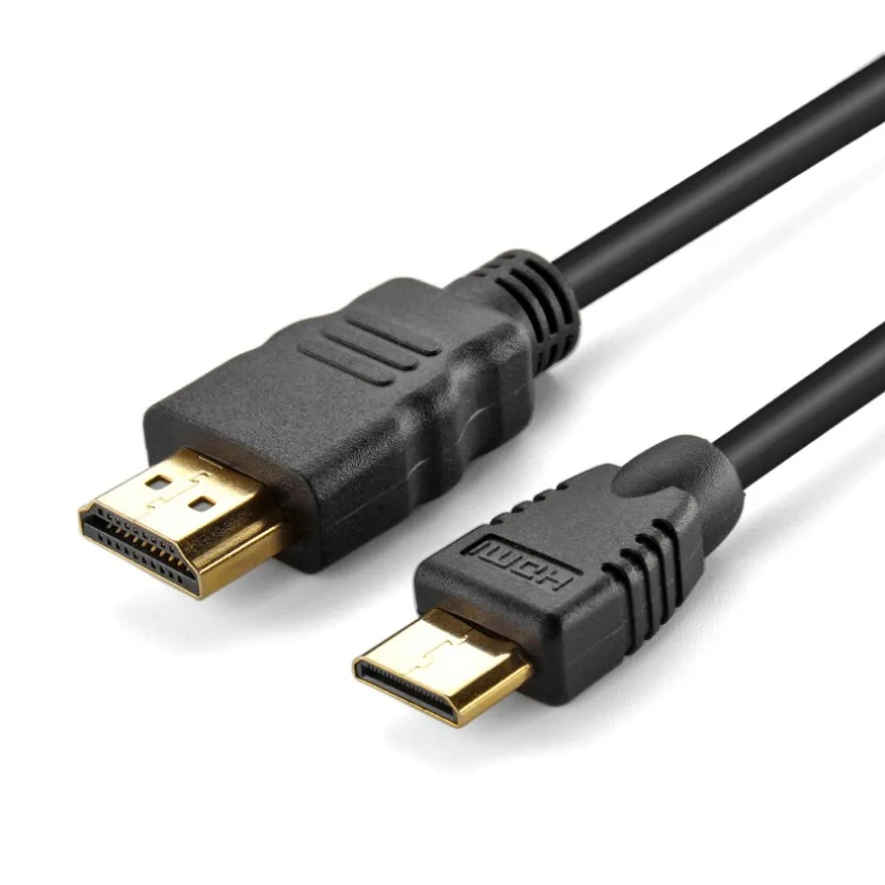 3 метра Mini-HDMI штекер 1080p кабель 1.3a тип A к C HD позолоченный 3D кабель для HDTV сплиттер