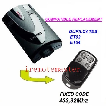 

For ET03,ET04 garage door replacement Remote control