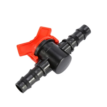 

10X 16mm Garden Irrigation Water Hose Switch Plastic Valve Coupling Pipe Set Hot