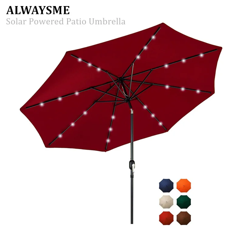 10 ft solar umbrella