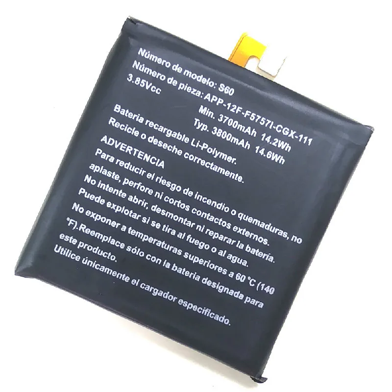 3800mAh S60 оригинальный APP 12F F57571 CGX 111 батареи для гусеницы CAT мобильный
