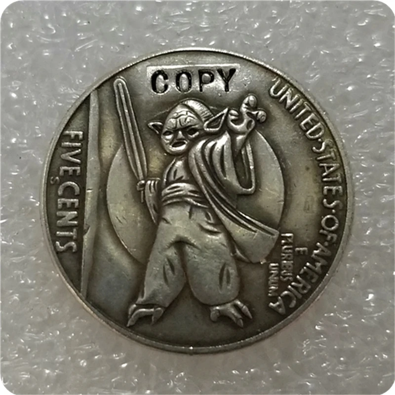 Хобо никель Coin_Type# 23_1915-S с гравировкой в виде американского бизона из никеля монеты