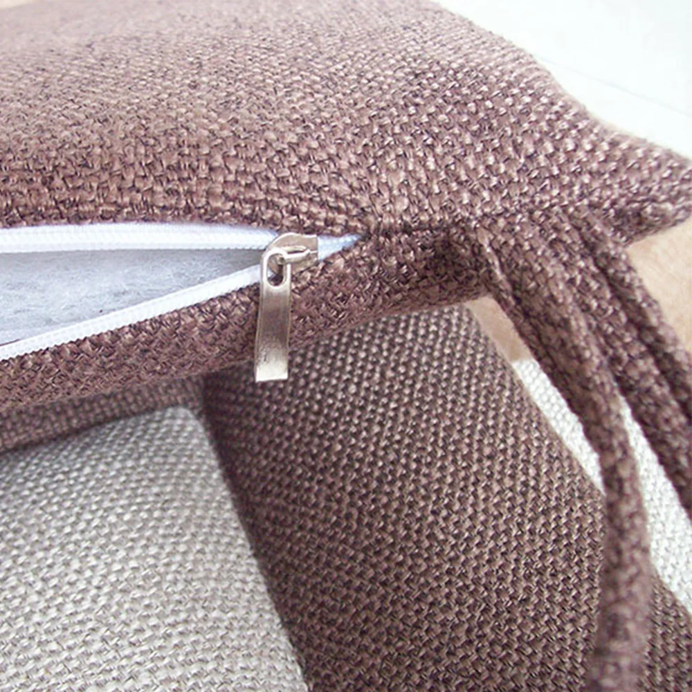 Подушка для стула квадратный диван Экологичная хлопковая подушка для дивана серый коричневый 40*40 см табурет для офиса автомобиля ягодицы