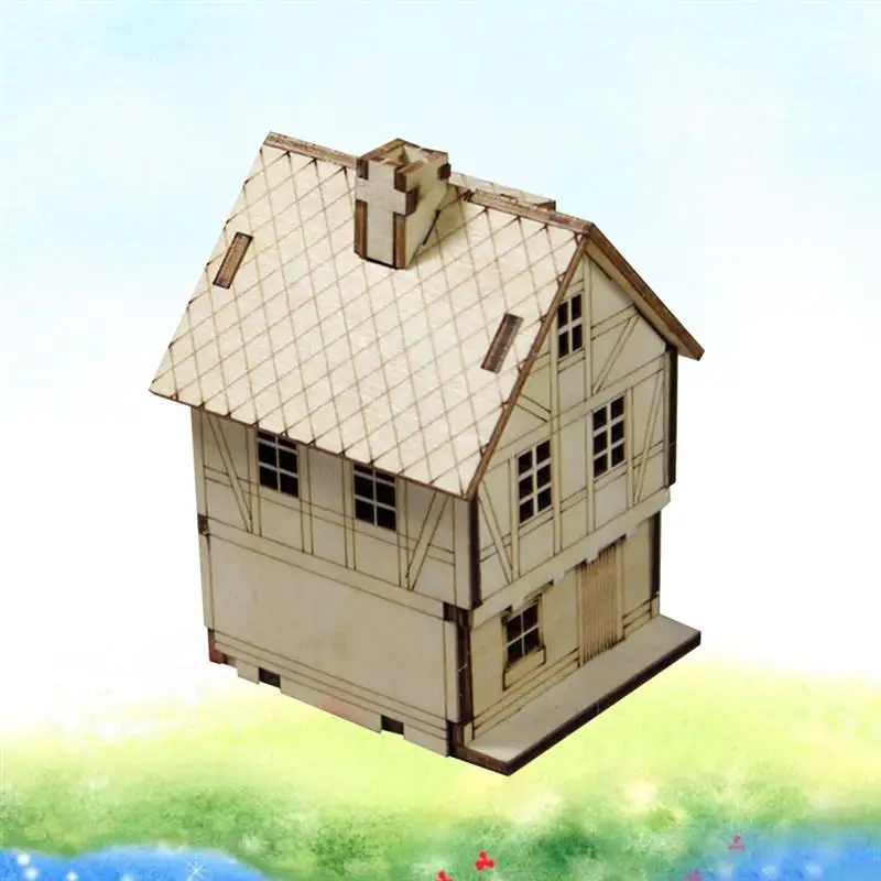 DIY House Ornament Decorative Compact Durable Music 3D Puzzle DIY Music Box Birthday Gift For Children