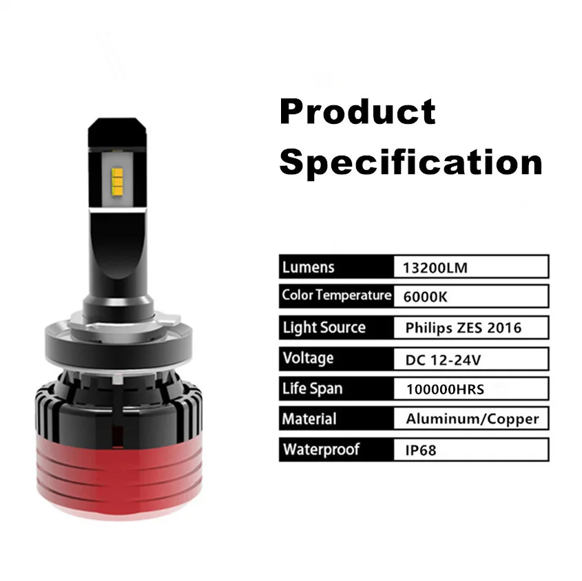 Новое поступление H11 H4 светодиодные лампы voloдина H8 H7 9012 9005 9006 HB3 HB4 Ultinon