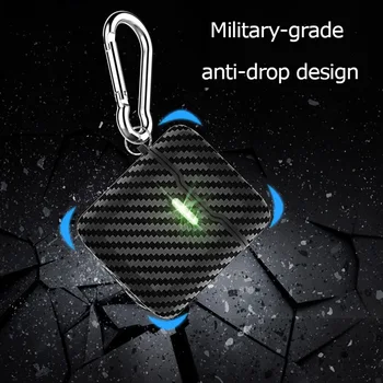 

Carbon Fiber Case For Huawei FreeBuds 2 Case Silicon Wireless Bluetooth Earphone Case For Huawei FreeBud2 Pro Honor Flypods Case