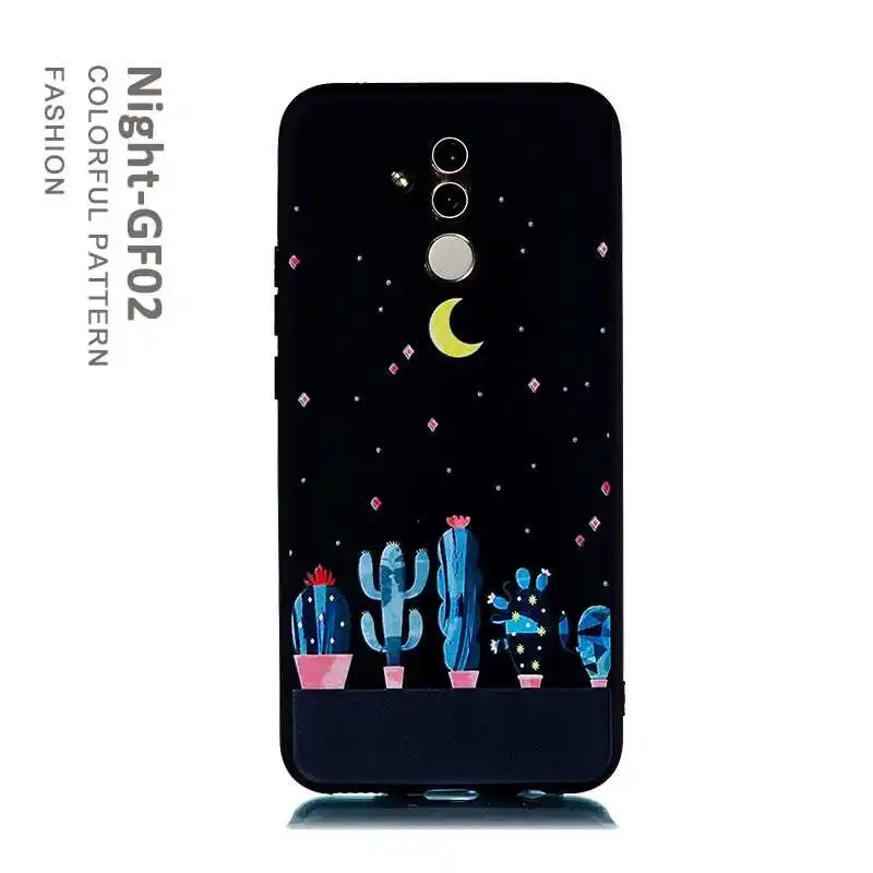 Модный мягкий ТПУ чехол с узором GF 6," для huawei mate 20 Lite, чехол для huawei mate 20 Lite, чехол для телефона - Цвет: Night-GF02