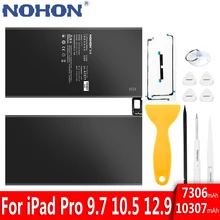 NOHON Battery For iPad Pro 12.9 10.5 9.7 inch Lithium Polymer Replacement Bateria A1577 A1584 A1652 9.7" 10.5" 12.9" A1701 A1709