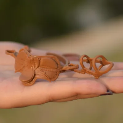 PVC figure modello Della Bambola giocattolo cavallo sadle