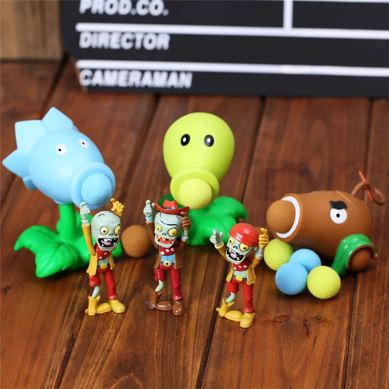 Новинка 2020 фигурка из игры Растения против Зомби модель Peashooter ПВХ игрушки для